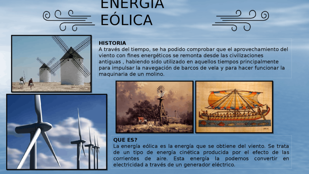 Evolución histórica de la energía eólica a través del tiempo