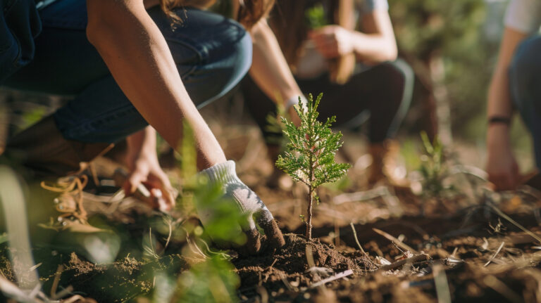 Qué iniciativas existen para reforestar áreas dañadas